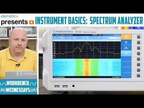 Instrument Basics : Spectrum Analyzer - Workbench Wednesdays