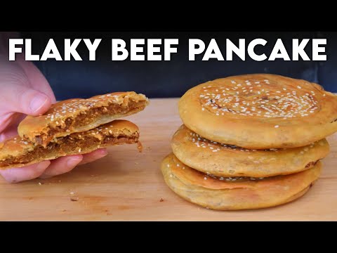 Sichuan spicy beef pancakes (军屯锅盔)