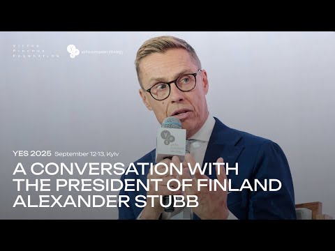 A Conversation with the President of Finland Alexander Stubb during YES 2025