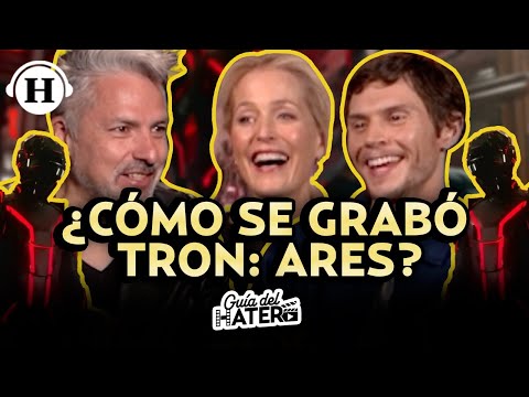 Gillian Anderson y Evan Peters hablan de TRON: ARES | Guía del Hater-