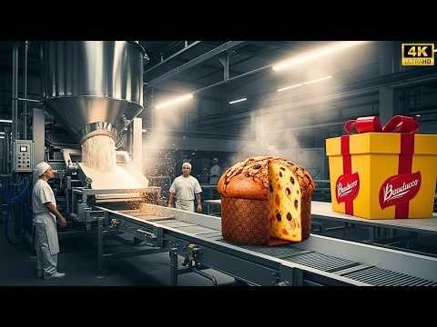 Wie Mehl Sich in Bauducco-Panettone Verwandelt – In Maschinen Die 12.000 Einheiten pro Stunde Formen
