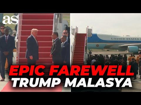 TRUMP receives EPIC FAREWELL in MALAYSIA after THAILAND–CAMBODIA PEACE SIGNING | FULL MOMENT