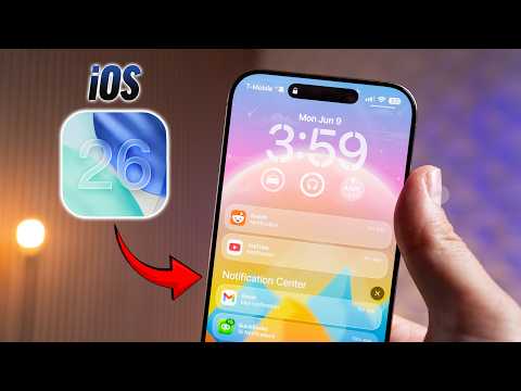 iOS 26 Liquid Glass Redesign - Apple's MASTER Plan..