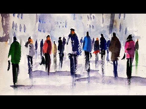 Genius Watercolour Tricks To Paint People