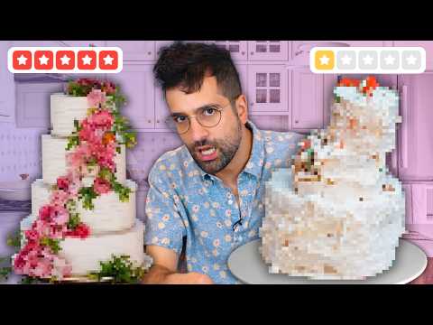 I Ordered Wedding Cakes from 1 vs 5 Star Bakeries