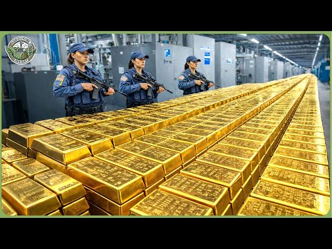 How Millions of Gold Bars Are Made - Incredible Gold Mining & Manufacturing Process