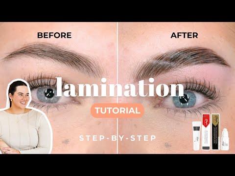Thuya Brow Lamination & Pre Smoothing Step By Step