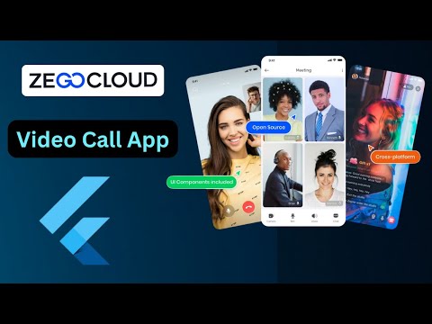 How to Build Video Call and Audio Call App in Flutter Using ZegoCloud | Full Tutorial