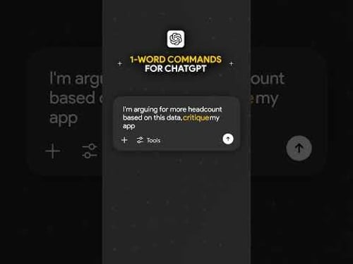 my top 3 #chatgpt commands
