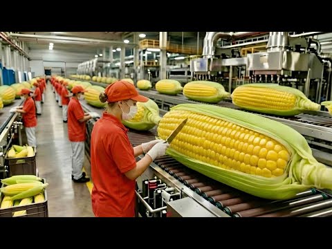 How Popcorn Is Mass Produced Inside a Factory: From corn on the cob to crispy popcorn (Full Process)