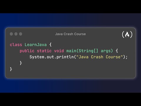 Java Basics ā Crash Course