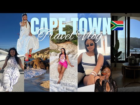 CAPE TOWN TRAVEL VLOG : Penthouse + Wine tasting +Dinner + Bungalow+ Beach + boat cruise and more