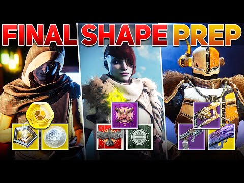 DO These Things before Final Shape Launches (or don’t I guess)