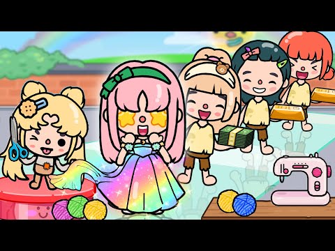 Poor Girl is a Genius Fashion Designer | Toca Life Story |Toca Boca