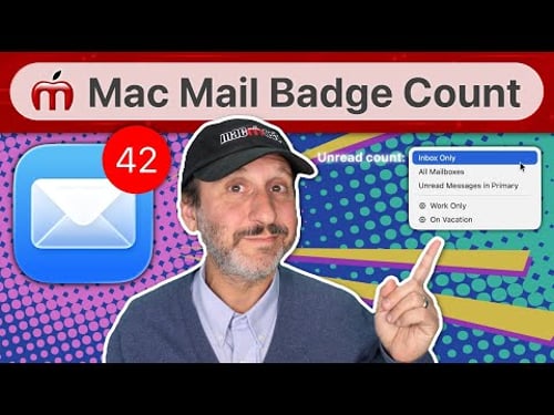 How To Customize Your Mac Mail Dock Badge Number