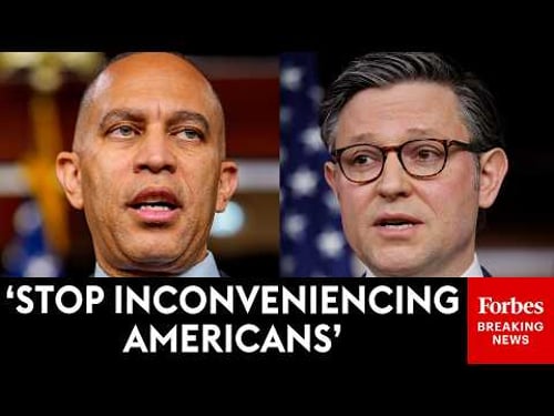 BREAKING NEWS: Jeffries Drops The Hammer On Speaker Johnson, House GOP After DHS Bill Rejected