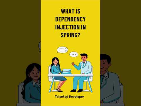 What is Dependency Injection in Spring? | Java Interview Question | Spring Boot Shorts #TDshorts 15