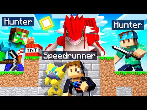 SPEEDRUNNER vs. HUNTERS Legendary Manhunt in Pixelmon