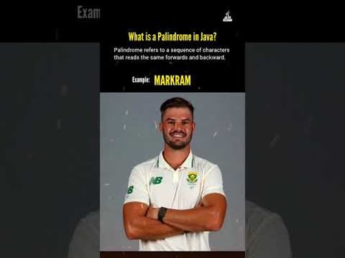 What is Palindrome in Java | Java interview questions and answers