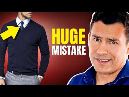 How To Easily Match A Shirt With Your Sweater (Most Men Get This Wrong)