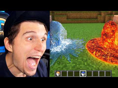 Paluten REAGIERT auf Reaslitische LAVA gegen REALISTISCHES Wasser in Minecraft