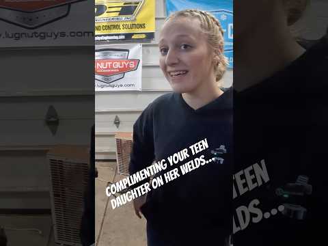 Dads and daughters make a great garage team… #crossthreadgarage