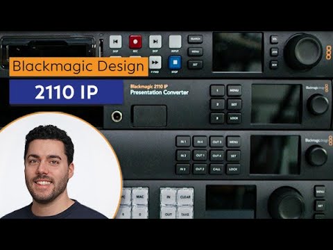 Modern IP Workflows with 2110 IP from Blackmagic Design | New Media AV