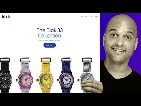 Website Design Inspiration: Blokswatches - Kaycinho Reacts #9