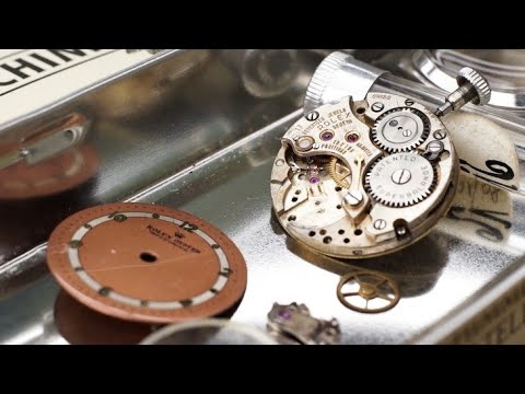 WW2 Rolex In PIECES Restoration - Broken Pivot - Speed King - Vintage Watch - Cal. 710 - ASMR