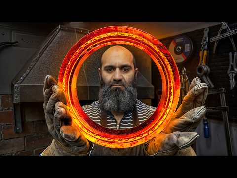 From Bearing to Blade: Forging a Razor-Sharp Damascus Knife