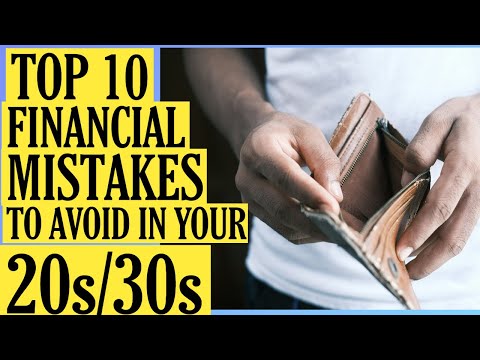 Top 10 Financial Mistakes to Dodge in Your 20s & 30s