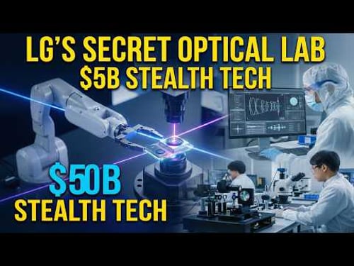 Inside LG's Secret Optical Lab – How "Invisible" Smartphone Cameras Are Built Using $5B