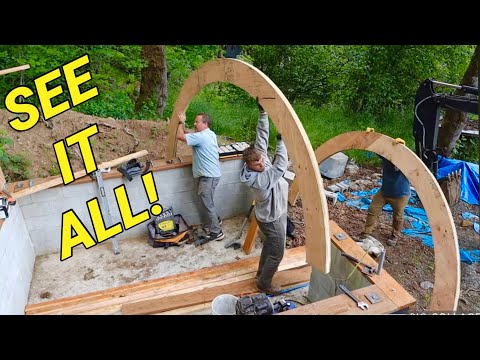 Hobbit house build start to finish in 17 minutes