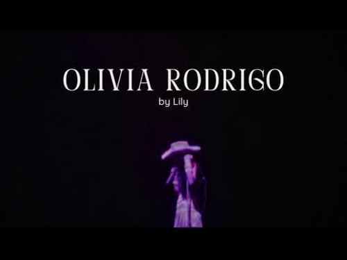 Olivia Rodrigo playlist ᯓ★
