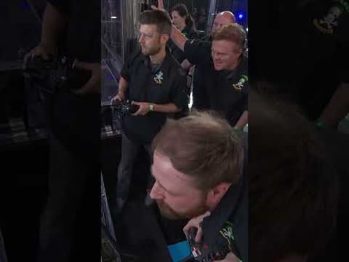 Bot goes airborne—twice!