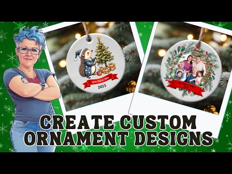 How to Make Personalized Ornament Designs (Sell Custom Digital Downloads on Etsy!)