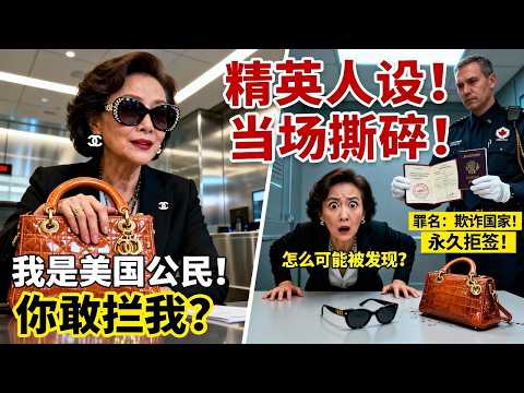 “我是美國公民,你敢攔我?”加拿大海關看著她護照上的中國印章笑了:“你對山姆大叔撒了謊,我們憑什麼相信你?”