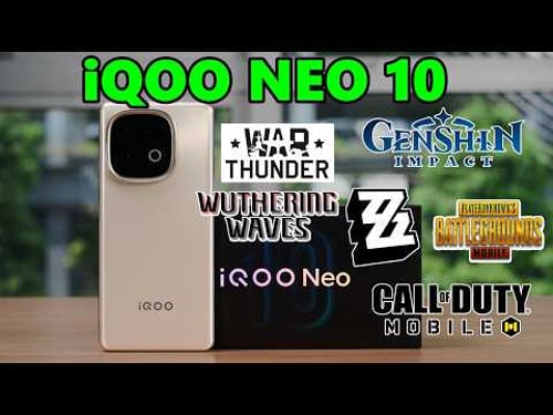 Gaming test - iQOO Neo 10 with Snapdragon 8s Gen 4!