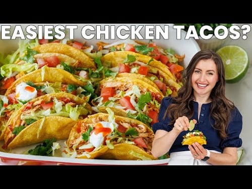 Baked Chicken Tacos in 30 Minutes