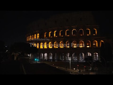 As darkness falls Rome's Colosseum reveals its secrets