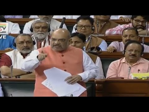 Amit Shah introduces Kashmir bills, resolution in Lok Sabha, says Jaan denge for PoK
