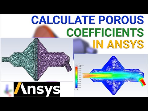 How to Calculate Porous Coefficients and Simulate Flow in ANSYS Fluent with Fluent Meshing Tutorial