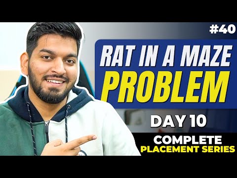 Lecture40: Rat in a Maze Problem || C++ Placement Course 2022