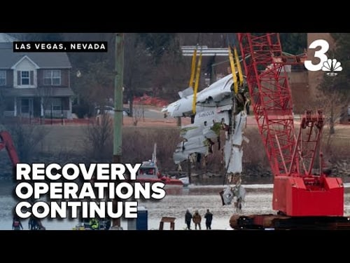Latest on recovery operations for midair collision on Potomac River