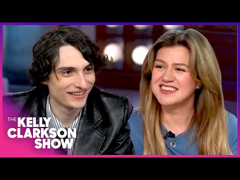 Finn Wolfhard & Kelly Clarkson Nerd Out Over Music Recording