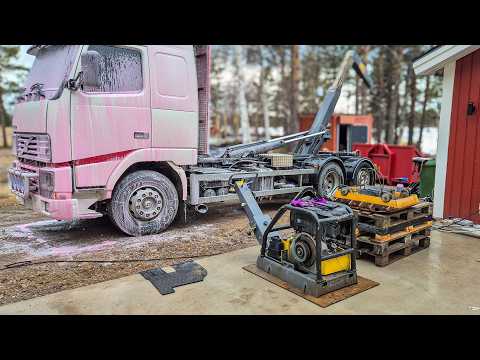 Fixing a Free Compactor and Hauling In Gravel With My Truck