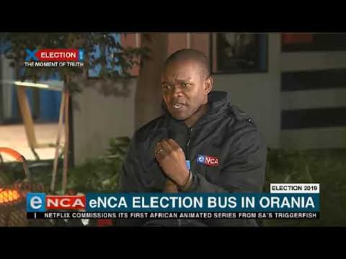 Xoli Mngambi in Orania engaging with community leaders & business people