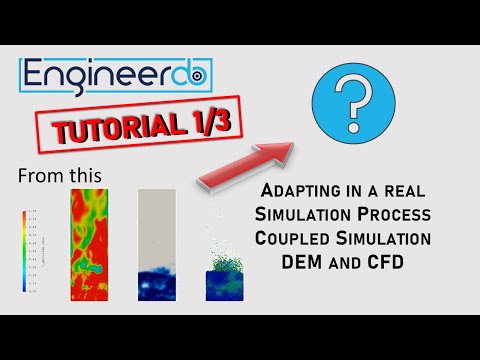 CFD-DEM Coupled Simulation with openFoam and Liggghts Tutorial part 1