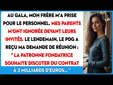 Ma famille m'a prise pour la bonne au gala, ignorant que j'étais leur patronne secrète.