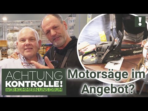Schnäppchen-MOTORSÄGE?! Lohnt sich das GÜNSTIGE Gerät für Alexander Walzer? | Achtung Kontrolle